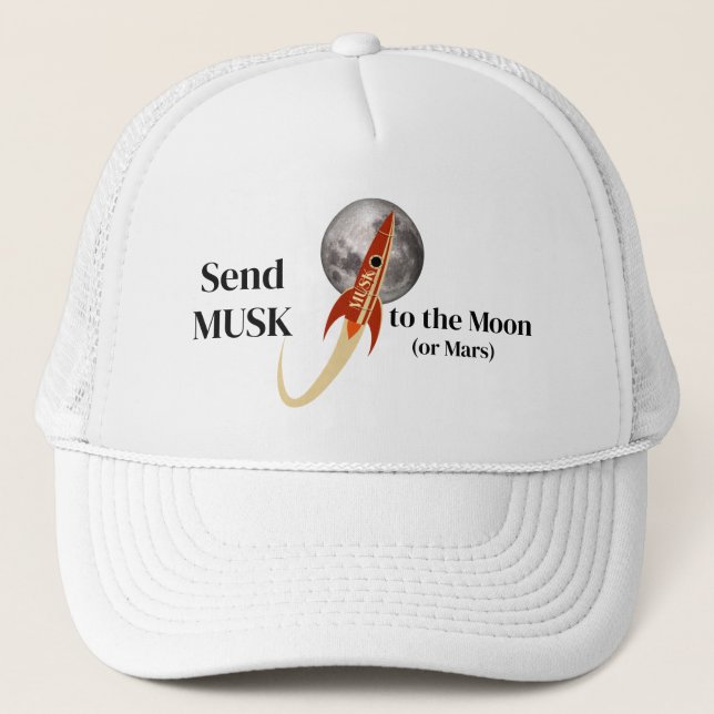 Boné Musk Trucker Hat (Frente)