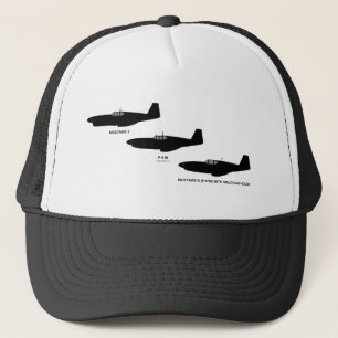 Boné Mustang P-51 norte-americano da segunda guerra