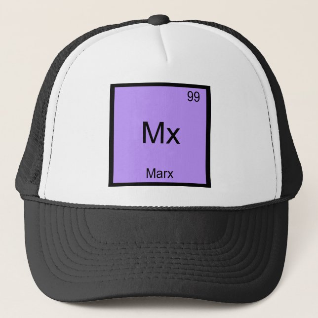 Boné Mx - Marx Funny Element Chemistry Symbol T-Shirt (Frente)