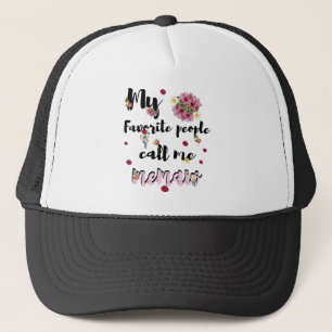Boné My Favorite People Call Me Memaw Grandma Gifts