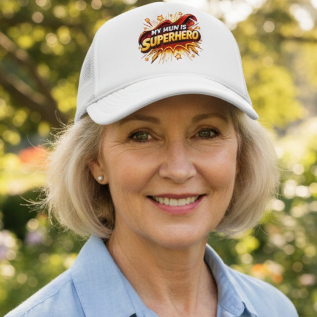 Boné My Mum Is Superhero Trucker Hat (Criador carregado)