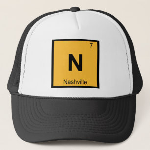 Boné N - Nashville Tennessee Química Tabela Periódica