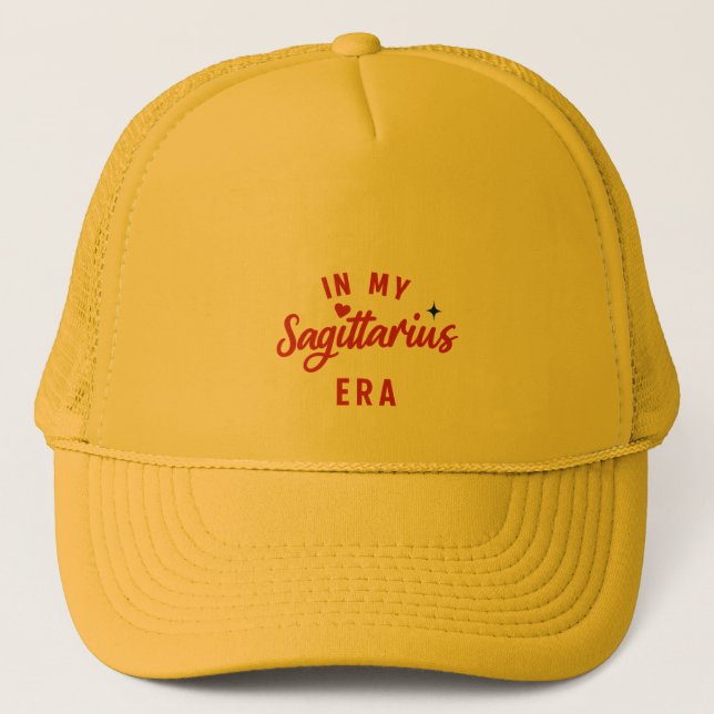Boné na minha era de Sagitário Chapéu, presente de Sagi (Frente)