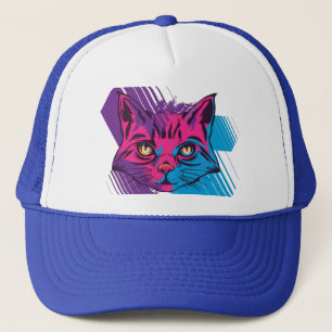 Boné Na moda de rosto de gato Design