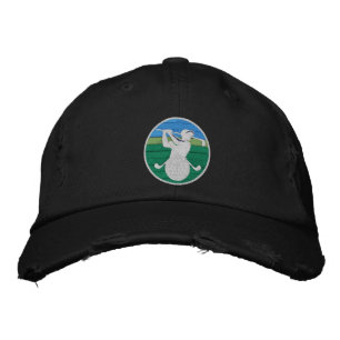Boné Na moda Golfer - Design Elegante com Círculo Strik