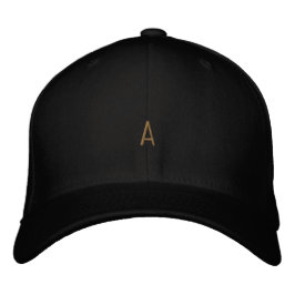 Boné Na moda Personalizar "A" com o Distintivo Monogram