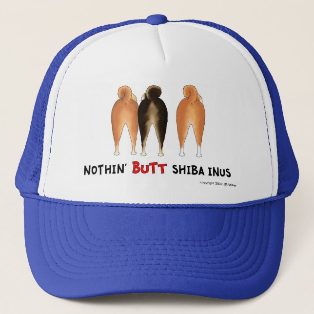 Boné Nada termina o chapéu de Shiba Inus (Frente)