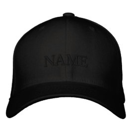 Boné NAME Lettering Hat – Simple Embroidered Style