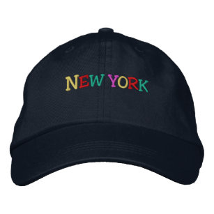 Boné Namedrop Nation_New York multi-colorido