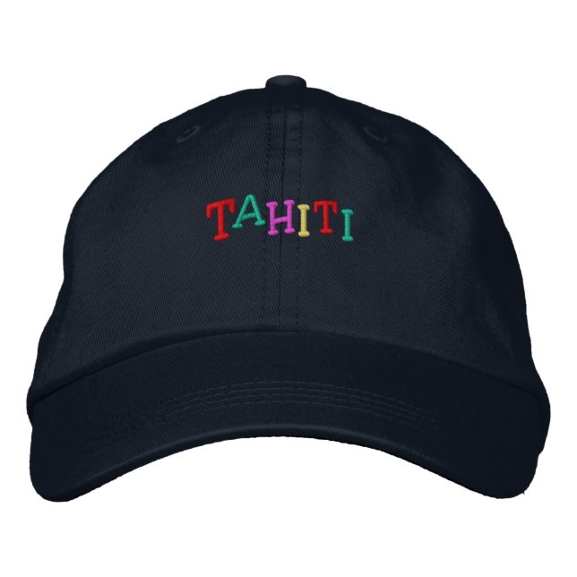 Boné Namedrop Nation_Tahiti multicolor (Frente)