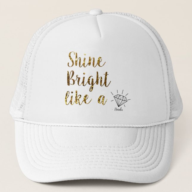 Boné Nanlix GORRA (Plain White) (Frente)