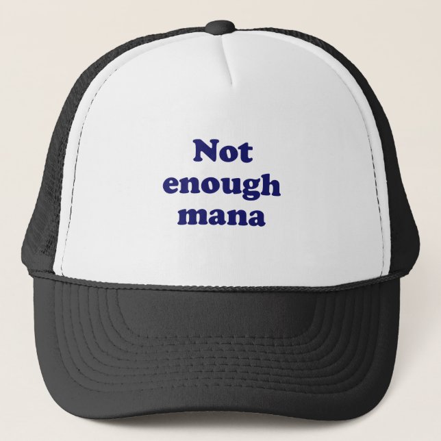 Boné Não bastante Mana (Frente)