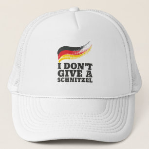 Boné Não dê a Schnitzel a bandeira alemão Oktoberfes