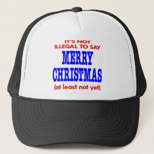 Boné Não é ilegal dizer o Feliz Natal