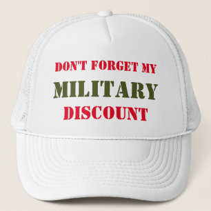 BONÉ NÃO ESQUEÇA MEU DISCONTO MILITAR