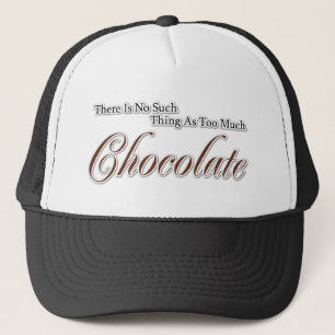 Boné Não há chocolate demais!