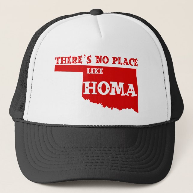 Boné Não há nenhum lugar como Homa Oklahoma (Frente)