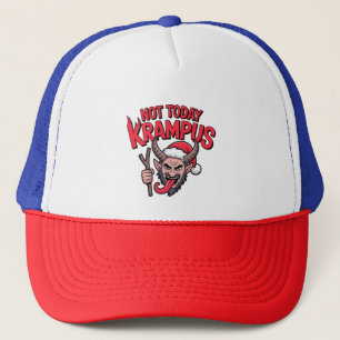 Boné Não Hoje Krampus Natal Divertido Krampus Malvado