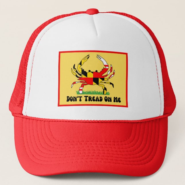Boné Não me pisque - MD Flag Crab - Trucker Hat (Frente)