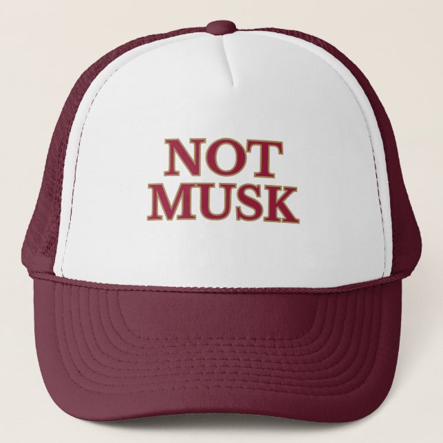 Boné Não Musk Hat (Frente)