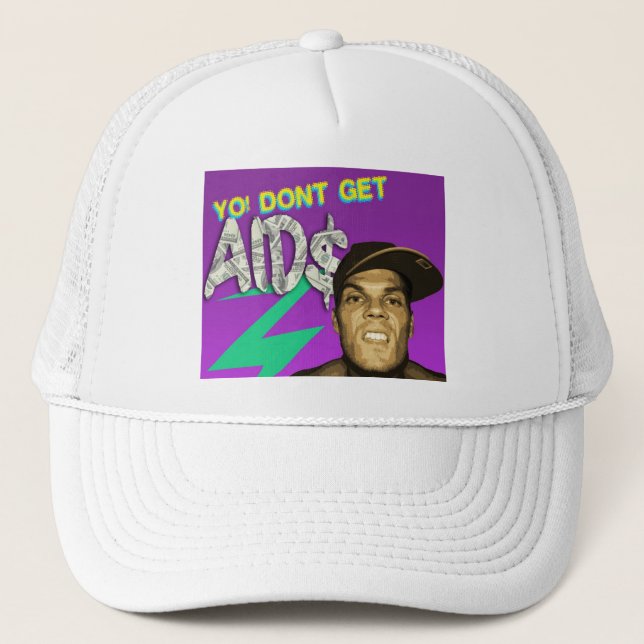 BONÉ NÃO OBTENHA O CHAPÉU DO AIDS (Frente)