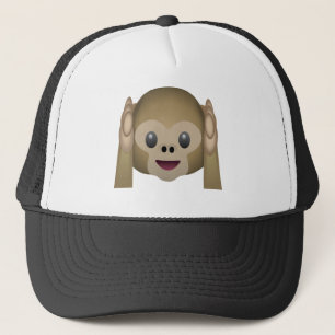 Boné Não ouça nenhum macaco mau Emoji
