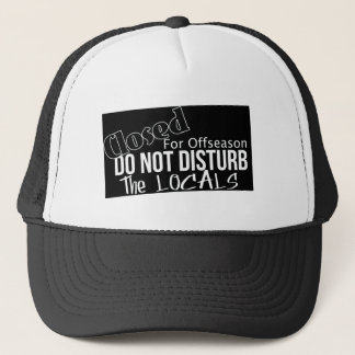 Boné Não perturbe os locais