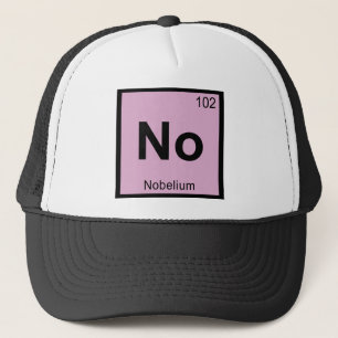 Boné Não - Símbolo da Tabela Periódica do Nobélio