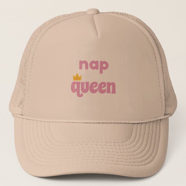 Boné Nap Queen Trucker Hat (Frente)