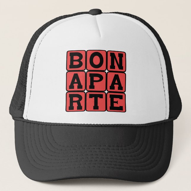 Boné Napoleão Bonaparte, Imperador Francês (Frente)