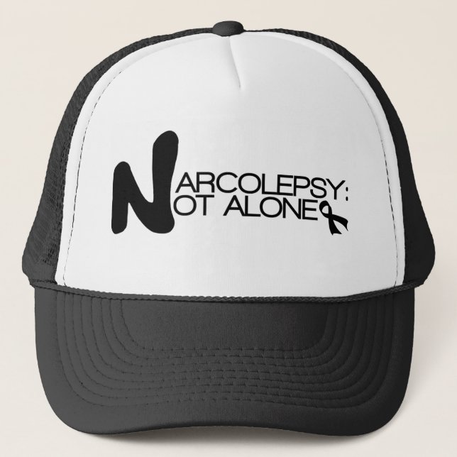 Boné NARCOLEPSY: NÃO chapéu do camionista de ALONE™ (Frente)