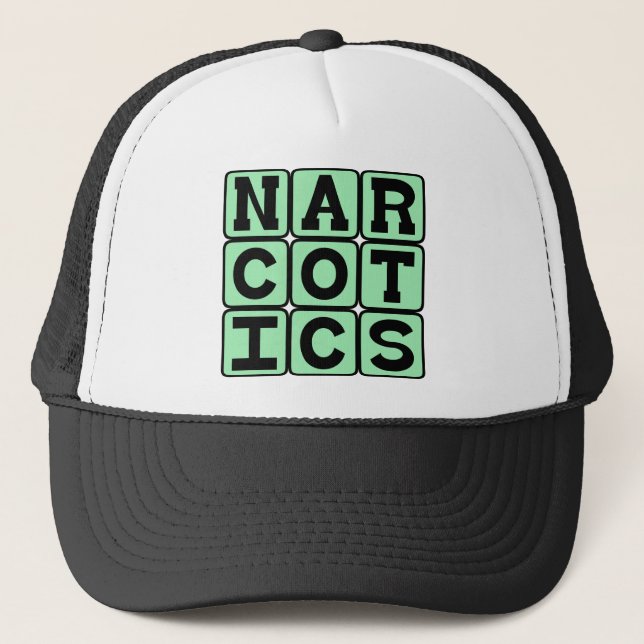 Boné Narcóticos, Drogas (Frente)
