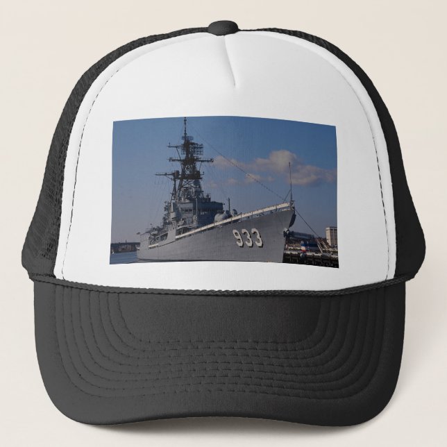 Boné NAS "Anacostia", "USS Barry", navio memorável, (Frente)