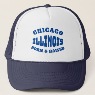 Boné Nascer de Chicago Illinois e Raised