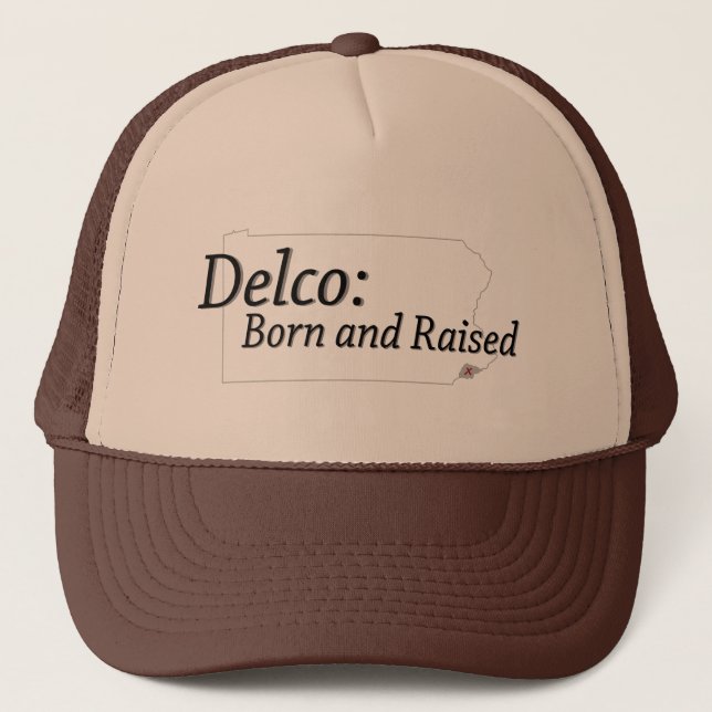 Boné Nascer Delco e Raised (Frente)