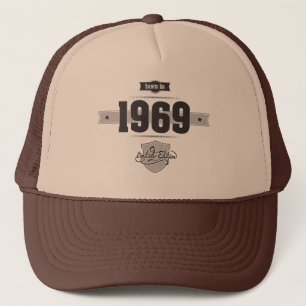 Boné Nascer em 1969 (Dark&Lightgrey)