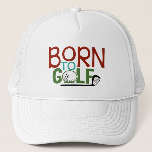Boné Nascer engraçado para o Golf (Frente)