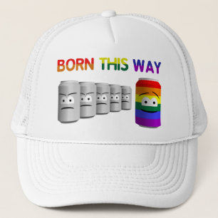 Boné Nascer Por Esta Via LGBT Rainbow Stripe LGBT