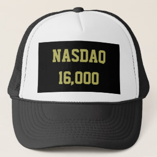 Boné NASDAQ 16000 Celebração do mercado de ações