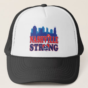 Boné Nashville-Strong-Skyline-and-Music-Note