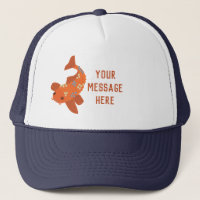 Natação Personalizada Laranja Koi Goldfish