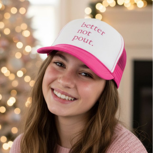 Boné Natal Divertido Melhor Não Fazer Careta Simples Fo (Criador carregado)