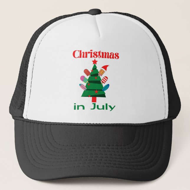 Boné Natal em julho (Frente)