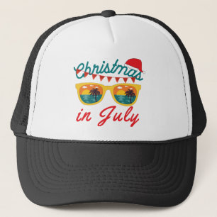 Boné Natal Em Julho