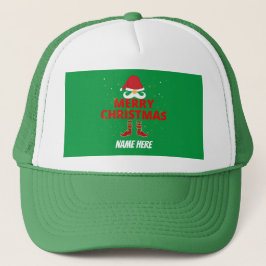 BONÉ NATAL FELIZ PERSONALIZADO 