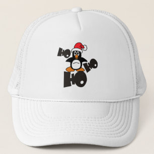 Boné Natal - Ho Ho Ho Papai Noel Pinguim 1