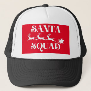 Boné Natal no Quadrado de papais noeis