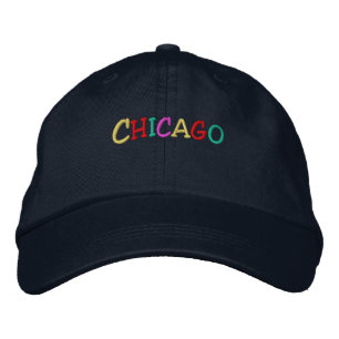 Boné Nation_Chicago com cores múltiplas