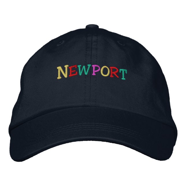 Boné Nation_Newport de namedrop multicolorido (Frente)