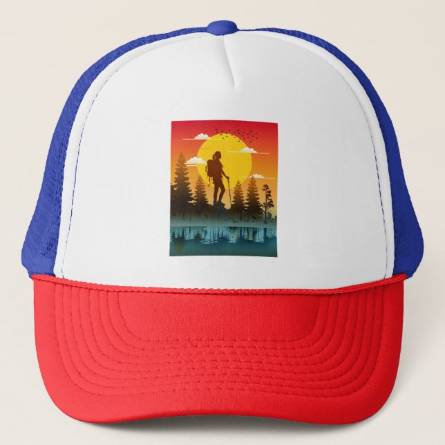 Boné Nature Women Caminhando Sunset (Frente)